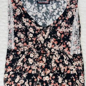 Balloon Sleeve Midnight Blossom Floral Dubai Maxi