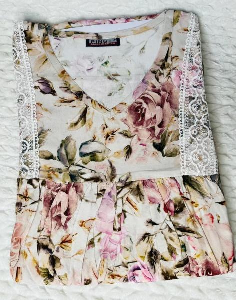Balloon Sleeve Antique Rose Romance Dubai Maxi | IL1017